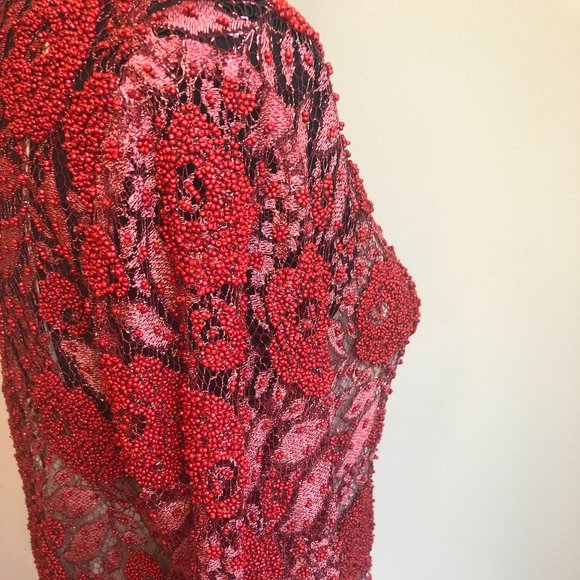 NWT Gucci Beaded Sheer Alessandro Michele Dress - Picture 9 of 11